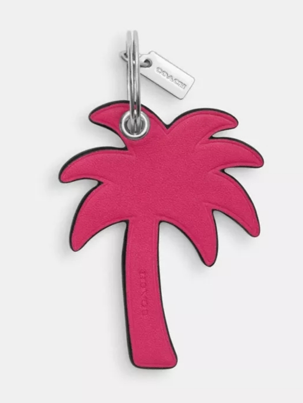 *NWT* COACH Palm Tree Bag Charm In Dragon Fruit
